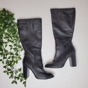 Liz&Co Size 10 Leather High Heel Boots
